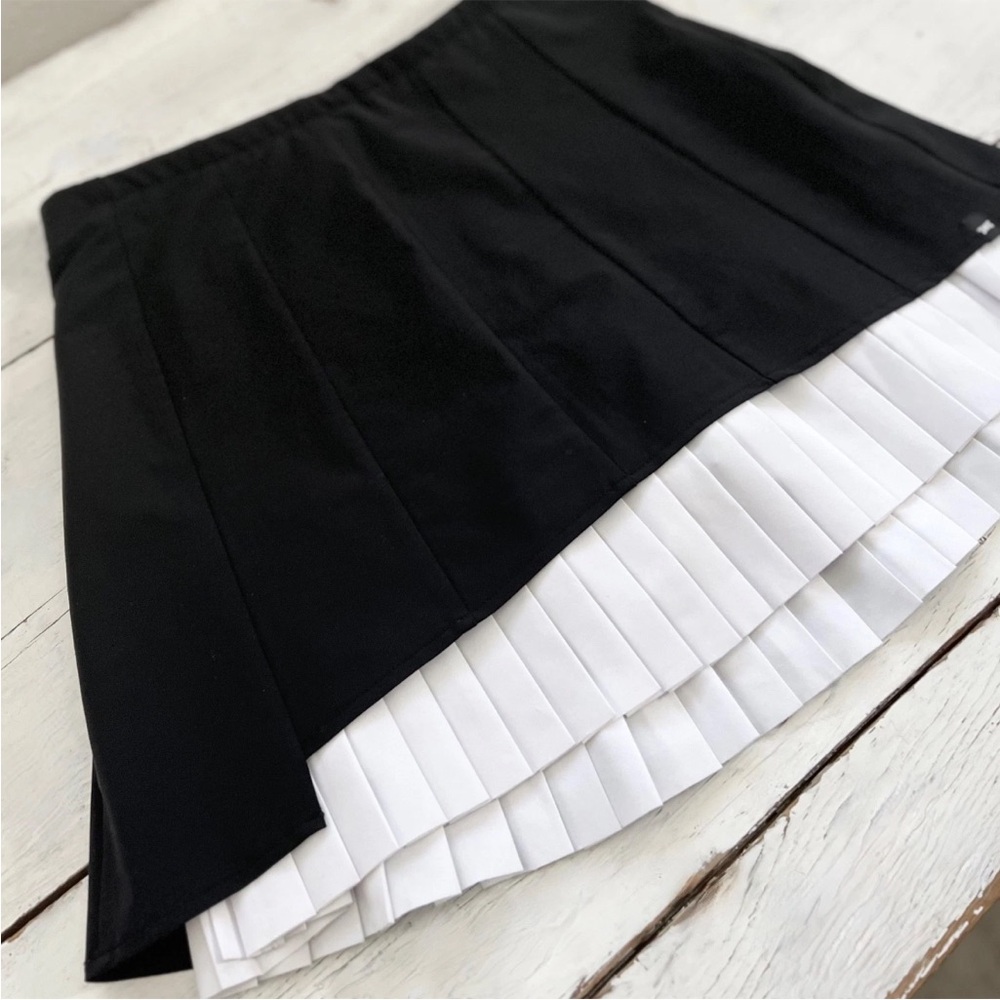 PXG Parsons Xtreme Golf Womens Small Two-In-One Pleated Skirt Skort Black $175 - Picture 12 of 16